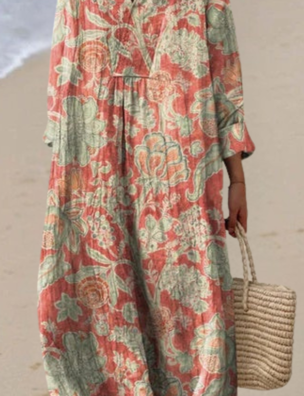 Elis - Vestido floral vintage