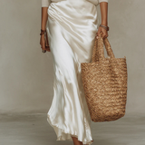 Elena - Vestido Midi em Cetim