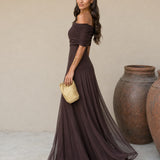 Vestido Toledo | Castanho