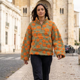 Casaco Polar Floral | Edição "Aconchego Botânico"
