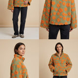 Casaco Polar Floral | Edição "Aconchego Botânico"