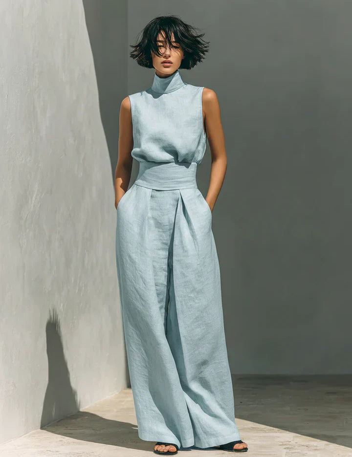 Flor - Conjunto Minimalista sem Mangas