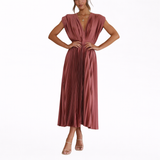 Isla - Vestido Plissado Elegante