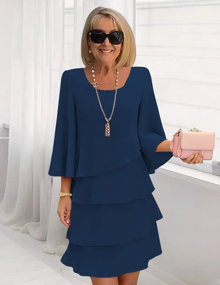 Catarina - Vestido Elegante e Confortável com Rendas