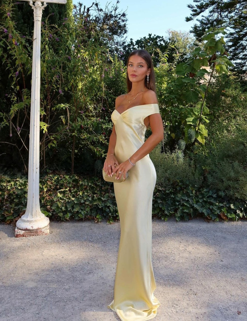 Bárbara - Vestido Maxi em Cetim