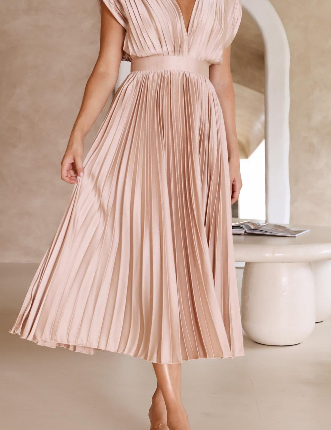 Isla - Vestido Plissado Elegante