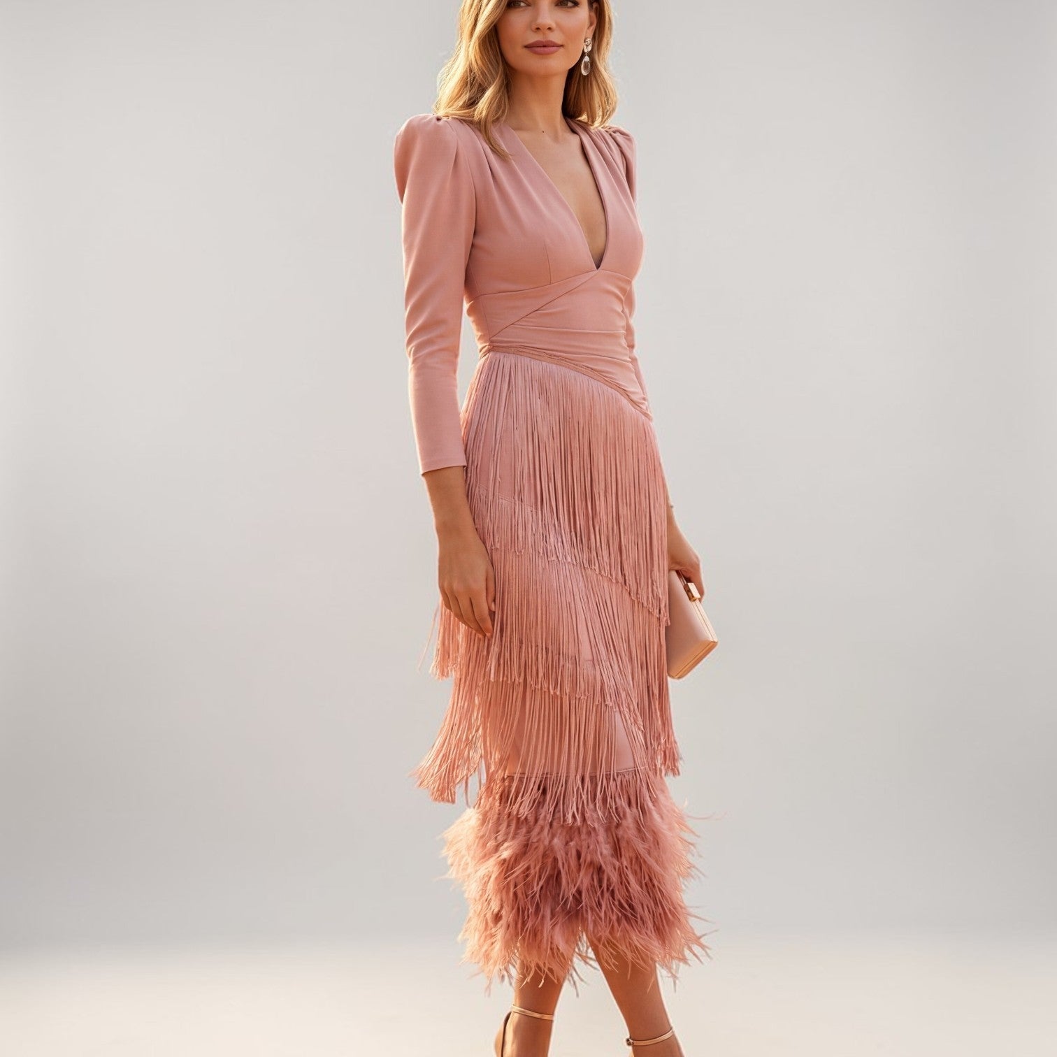 Sofia - Vestido com Franjas