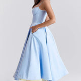 Ariel - Vestido Midi de Luxo