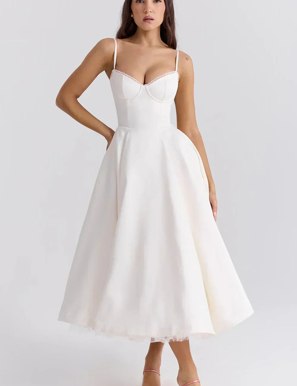 Ariel - Vestido Midi de Luxo