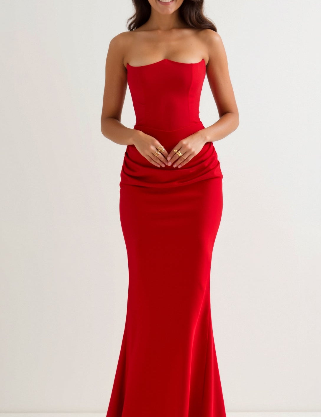 Esmeralda - Vestido comprido com corpete