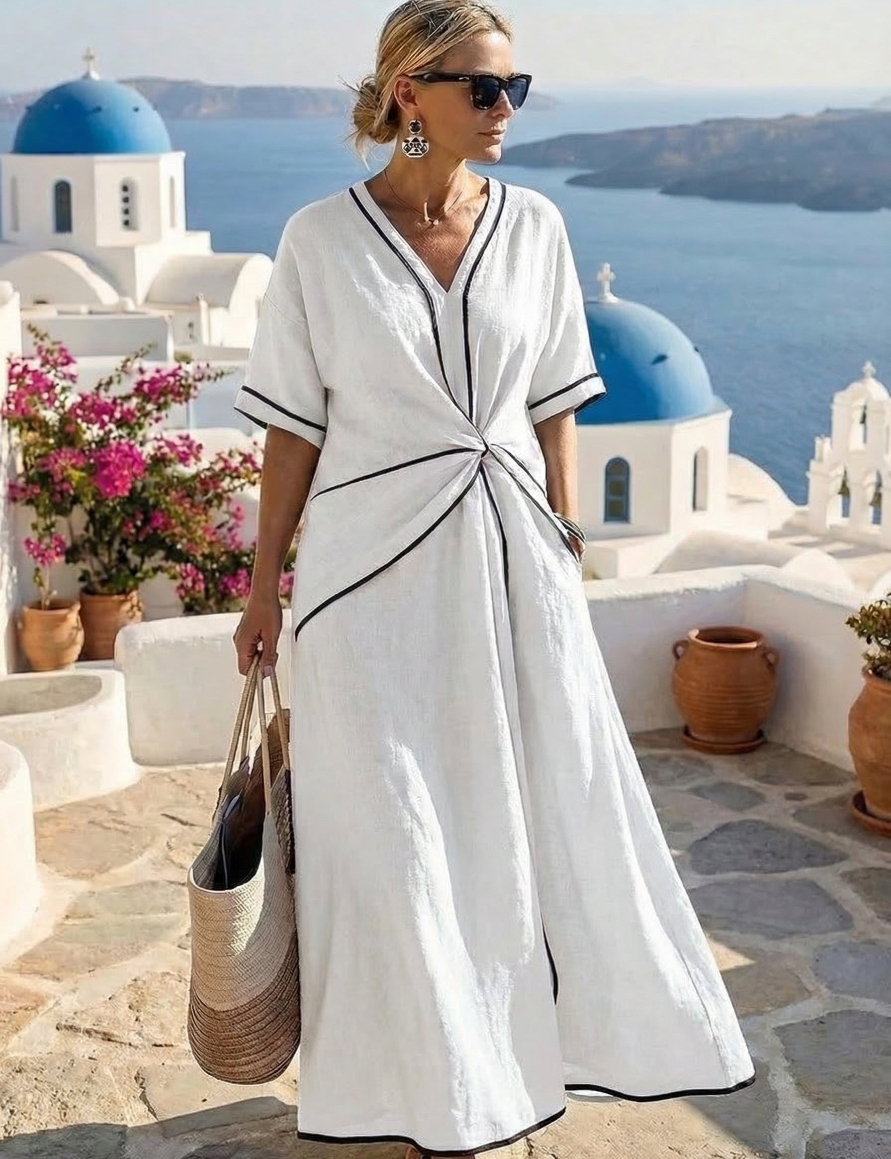 Santorini - Vestido de Verão