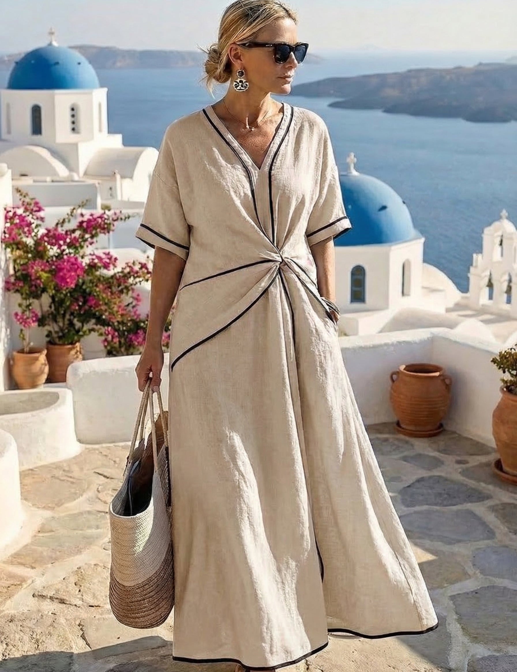 Santorini - Vestido de Verão